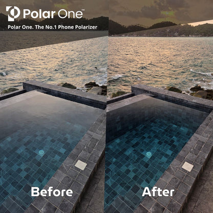 Polar One® CPL Click-On Polarisatie Filter voor Smartphones